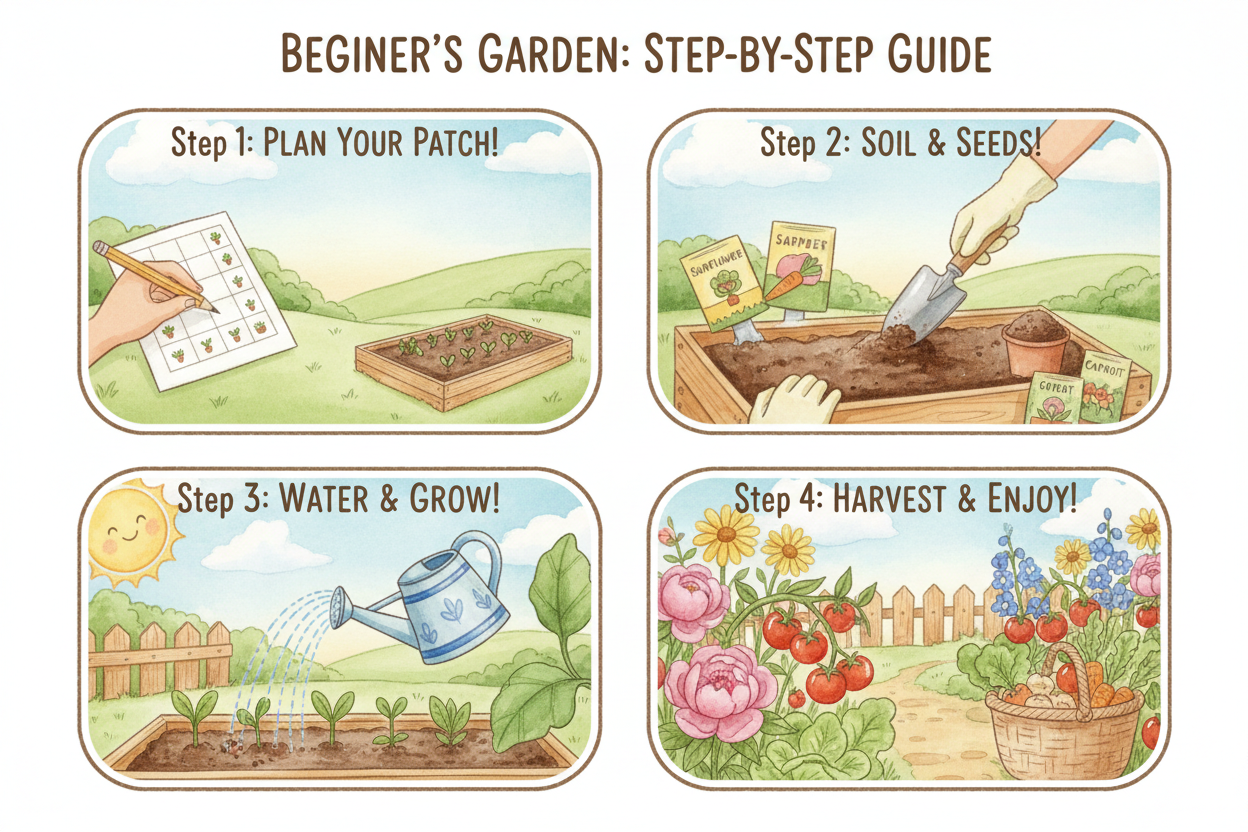 How to Create a Beautiful Garden: A Beginner's Step-by-Step Guide