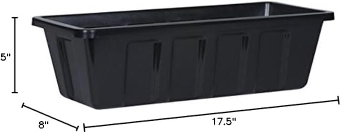 Root & Vessel Poly-Pro Plastic Flower Box Planter - Image 6