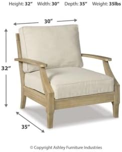 Signature Design by Ashley Clare View Outdoor Lounge Chair, All-weather Foam - Image 9