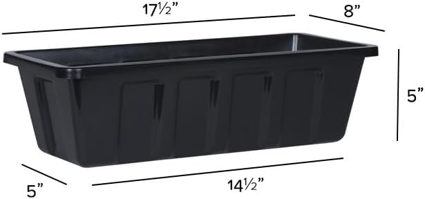 Root & Vessel Poly-Pro Plastic Flower Box Planter - Image 2