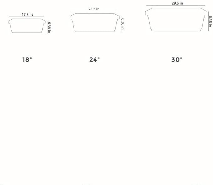 The HC Companies 30 Inch Venetian Rectangular Window Planter Box - Image 6