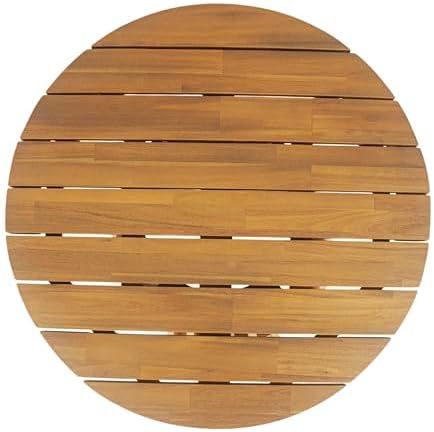 Merax Outdoor Acacia Wood Conversation Set - Image 6