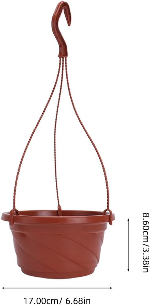 DOITOOL 10 Pack Hanging Plastic Pots - Image 3