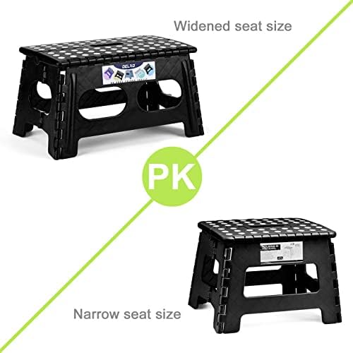 Delxo Folding Step Stool for Kids and Adults, 15-Inch Extra Wide 9 Inch Height - Image 5