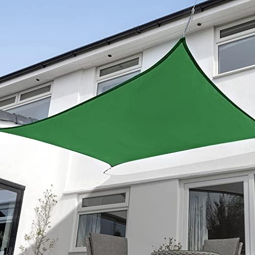 KANAGAWA 6'X16' Dark Green Custom Size Sun Shade Sail Rectangle UV Block Canopy by KANAGAWA