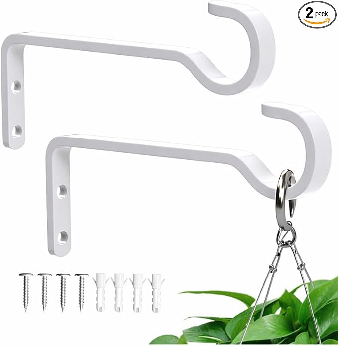 6 Inch 2 Pack Heavy Duty Outdoor Plant Hangers by saffruff