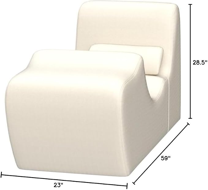 Zinus Lotus Zero Gravity Chaise Lounger, Foam Recliner - Image 3