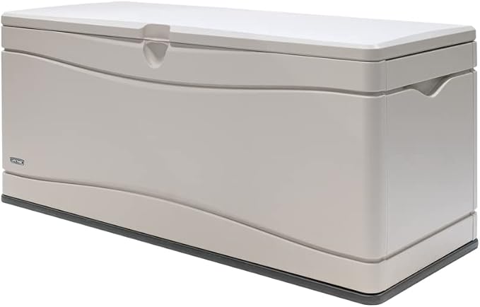 LIFETIME 60040 Deck Box, 130 Gallon, Desert Sand by Lifetime