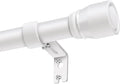1” Diameter Curtain Rods Itself is 30 to 144 inch 2 Pack Fit 30-142 inch by Unknown