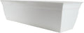 The HC Companies 24" Eclipse PlasticWindow Box 7.76"x24"x6.57" in White Color by TheHCCompanies