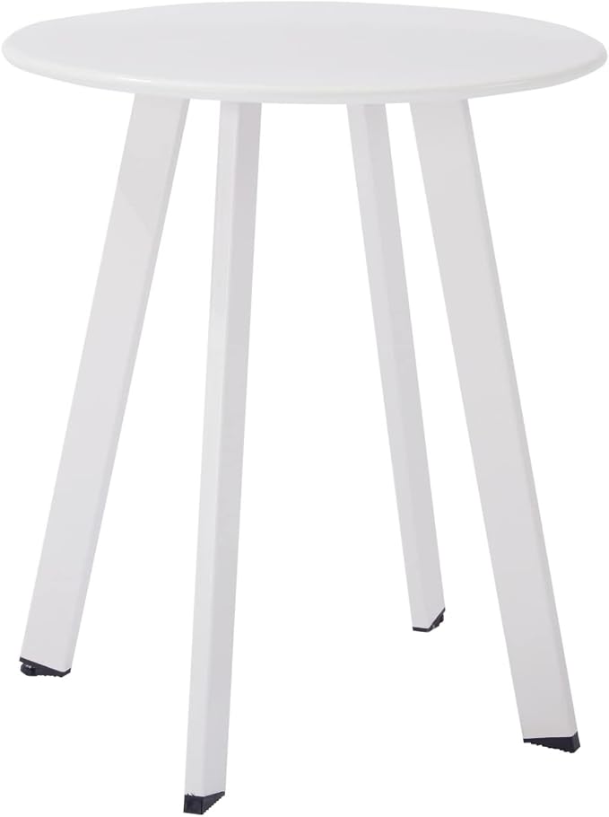 Outdoor Patio Coffee Table Set of 2, Weather Resistant End Table, Round Nesting - Image 7