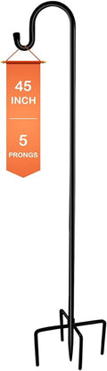 Ottsuls Bird Feeder Pole, 45 INCH Heavy Duty Shepherds Hooks by Ottsuls