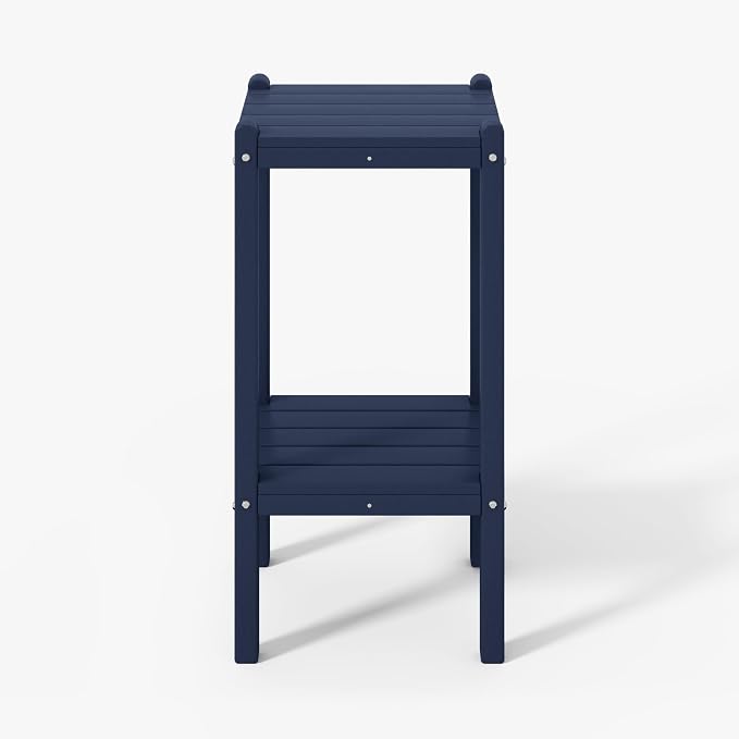 WestinTrends Malibu 36" Outdoor Adirondack HDPE 2-Tier Patio Side Table by WestinTrends