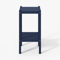 WestinTrends Malibu 36" Outdoor Adirondack HDPE 2-Tier Patio Side Table by WestinTrends