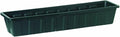 Root & Vessel Poly-Pro Plastic Flower Box Planter, Hunter Green by Novelty