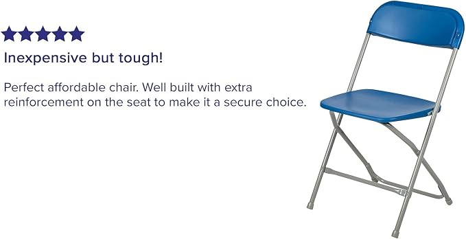 Flash Furniture Hercules™ Series Plastic Folding Chair - Image 5