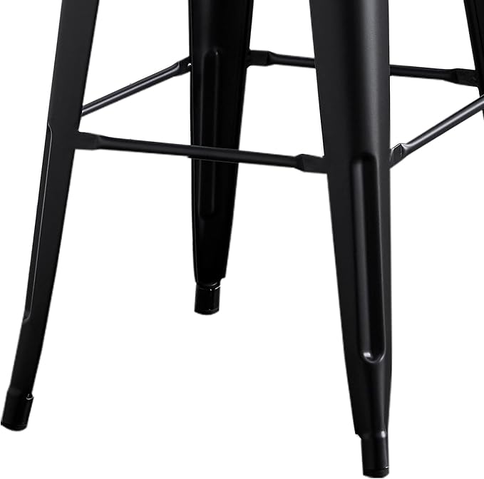 AC Pacific 30” Metal Barstool Set of 2 – Country Rustic Style - Image 8