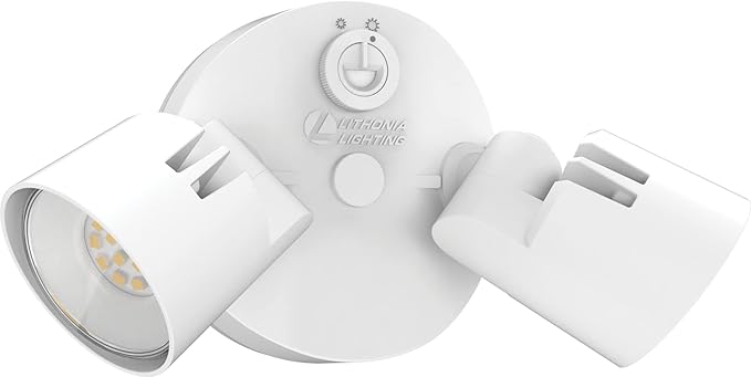 Lithonia Lighting HomeGuard 2-Light LED Outdoor Flood Lights, Outdoor LED Lights by AcuityBrands