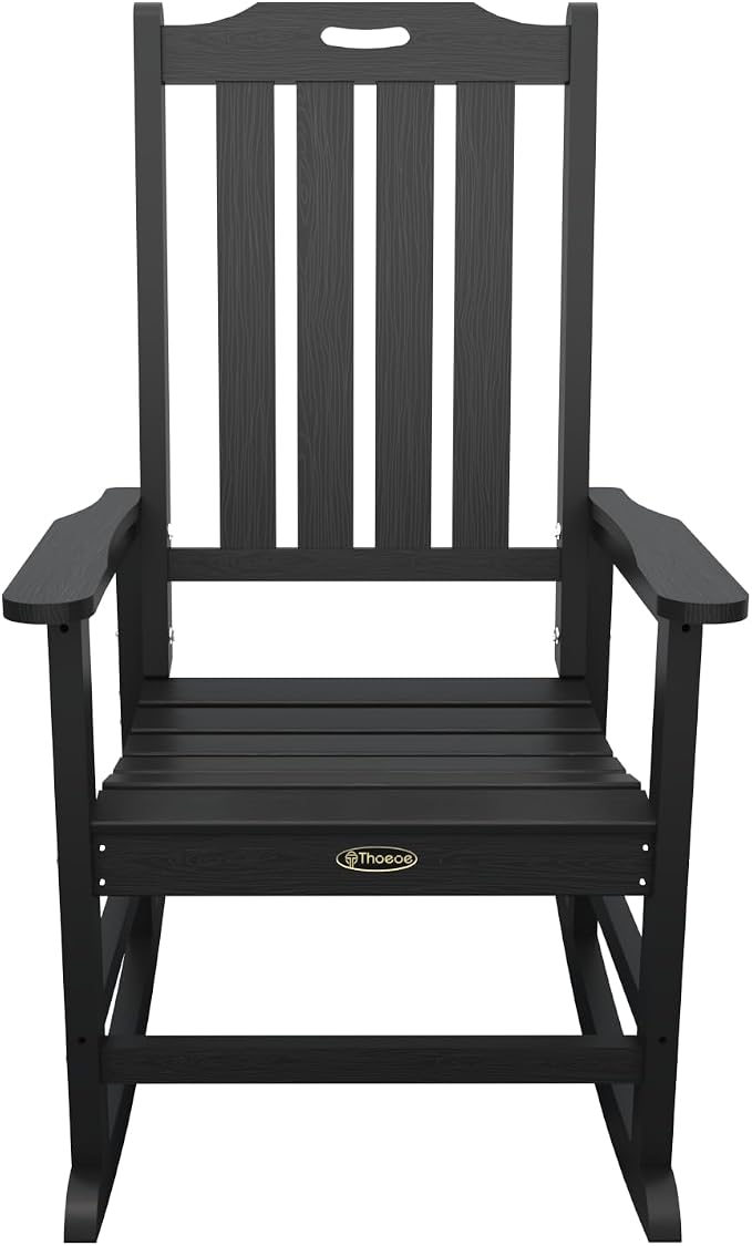 Oversized Rocking Chair Set of 2, Outdoor Rocking Chair - Image 4