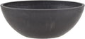 PSW Pot Collection M20DCB 8-inch Plastic/Stone/Wood Composite Low Bowl Planter by PSW