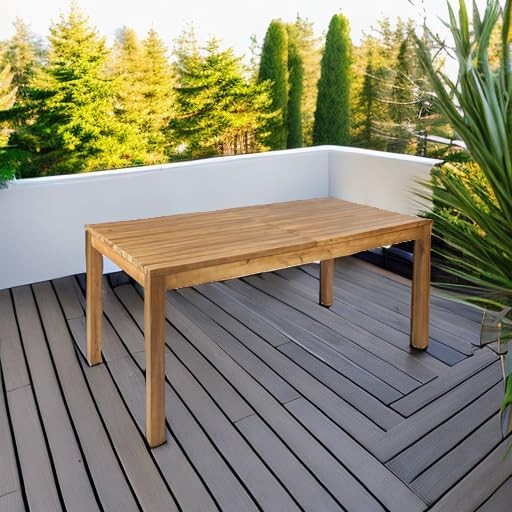 Christopher Knight Home Wilson Outdoor Expandable Acacia Wood Dining Table - Image 6