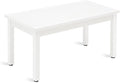 LUE BONA Outdoor Coffee Table Rectangle, HDPS Patio Coffee Tables by LUEBONA