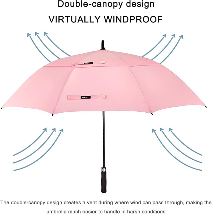 G4Free 47/54/62/68/72 Inch Automatic Open Golf Umbrella Oversize Extra Large - Image 5