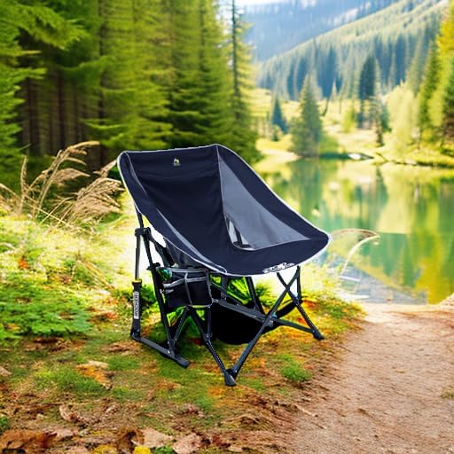 GCI Outdoor Pod Rocker Collapsible Rocking Chair & Outdoor Camping Chair - Image 2