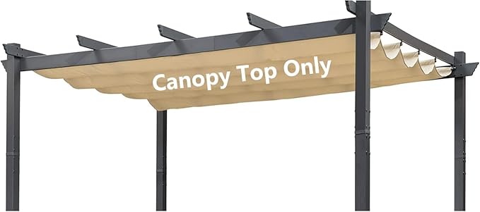 Pergola Shade Cover Replacement Canopy Top Compatible by Unknown