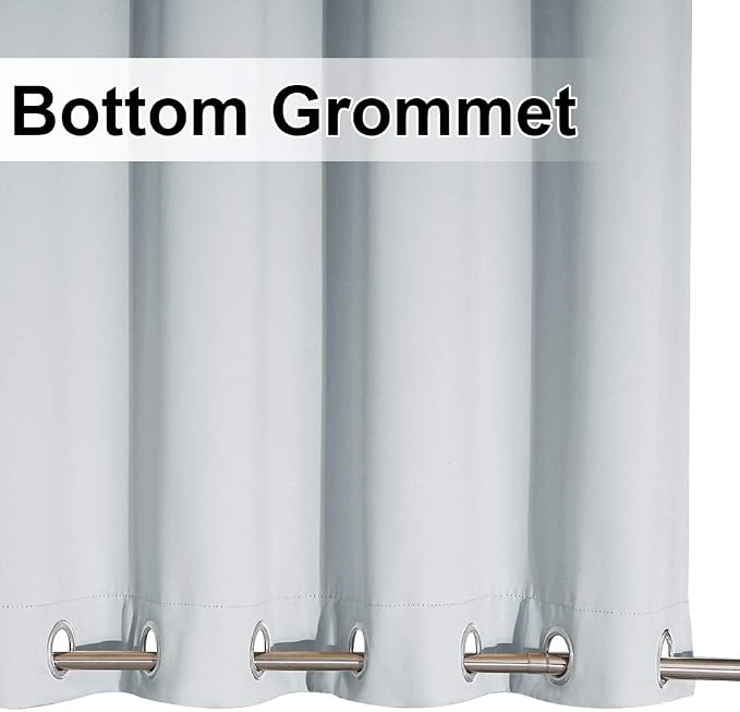 NICETOWN Greyish White Privacy Outdoor Curtain - Image 7