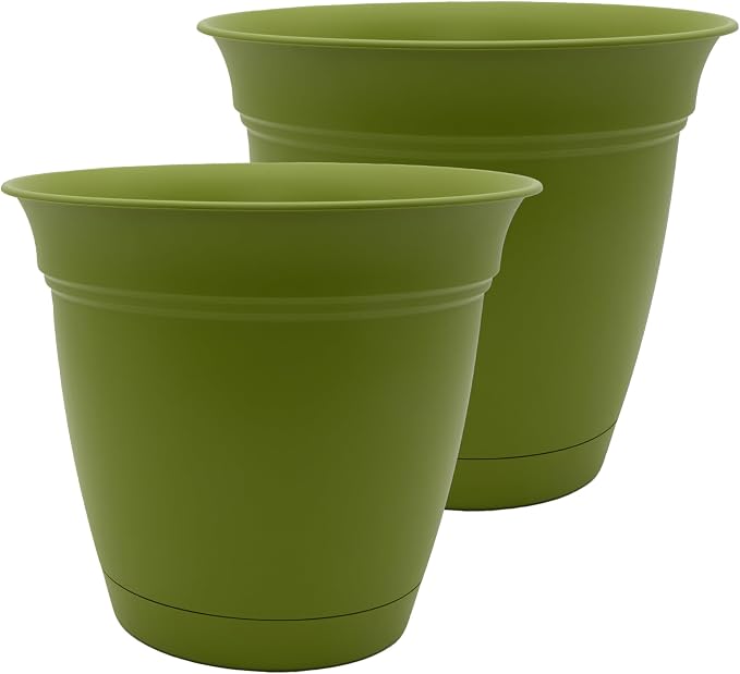 The HC Companies 12 Inch Eclipse Round Planter Pots by TheHCCompanies