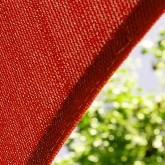 Amgo Custom Size 16' x 23' x 28' Red Right Triangle Sun Shade Sail UPF50+ - Image 9