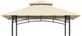 Grill Gazebo Replacement Top, 5 * 8 Outdoor BBQ Top Cover, Double Layer BBQ by COVBOARD
