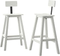 Bar Height Chairs Set of 2, HDPE Bar Height Outdoor Chairs, Weather Resistance by Naga+Bahna