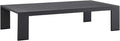 Modway Tahoe Aluminum Outdoor Patio Coffee Table in Gray by Modway