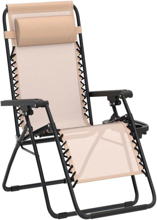 Set of 2 Zero Gravity Chairs Lounge Chair - Image 5