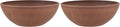 PSW Pot Collection Shallow Bowl Planter, 10-inch | Terra Cotta Color | Pack of by PSW