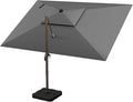 9' X 12' Cantilever Outdoor Patio Umbrellas Double Top Large Rectangle Umbrella by ORYNTREX