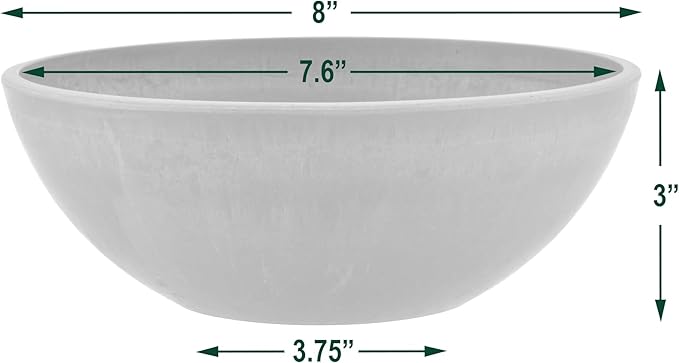 PSW M20TP Garden Bowl, Planter Bowl, Centerpiece Bowl, Fairy Garden Planter 8 - Image 4