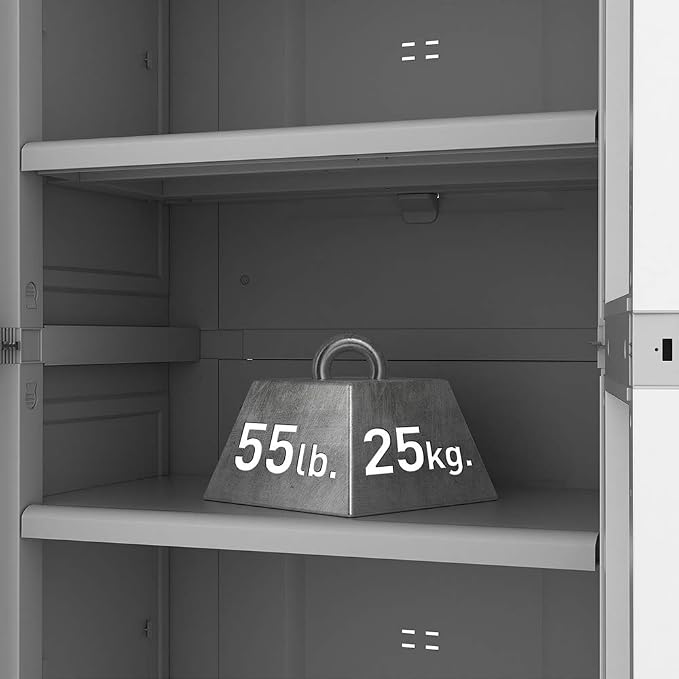 Keter Storage Cabinet with Doors and Shelves - Image 10