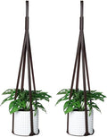 Plant Hangers PU Leather 2Pcs Hanging Planters by Sdjdhej