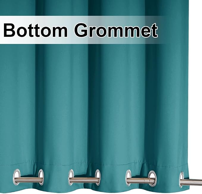 NICETOWN Blackout Top & Bottom Grommet Outdoor Curtains - Image 7
