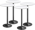 Furmax Bistro Pub Table Round Bar Height Cocktail Table by Furmax