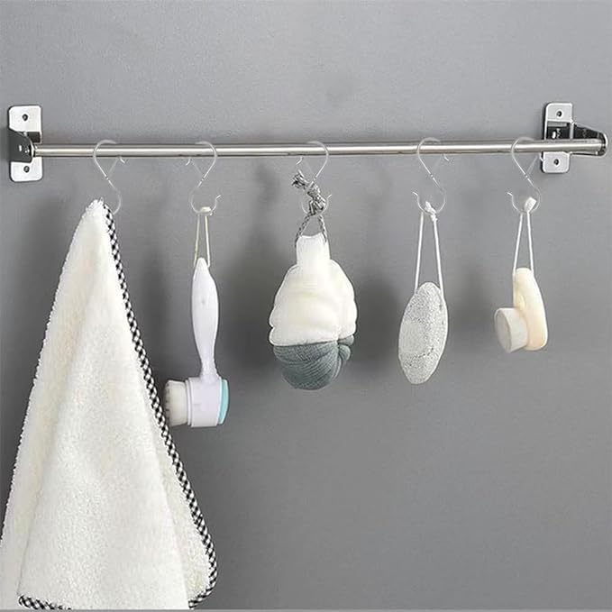 32 Pack S Hooks for Hanging, 3.5 inch Heavy Duty Metal S Hooks - Image 5