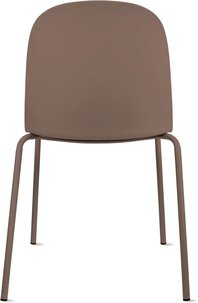 2xhome Modern Stackable Armless Dining Chair | Plastic Shell Seat - Image 6