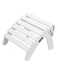 VEVOR Adirondack Ottoman, 17.7L x 19.7W x 13.8H Inch HDPE Plastic Folding by VEVOR