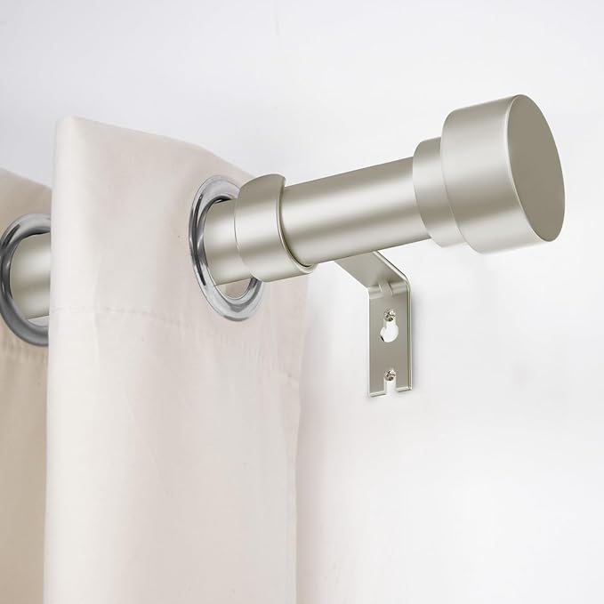 Curtain Rods for Windows 72 to 144, 1 Inch Adjustable Heavy Duty Long Window - Image 2
