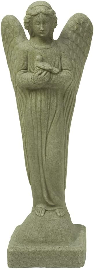 Emsco Group 2260-1AZ Morning Angel Statue – Natural Sandstone Appearance – Made by Emsco+Group