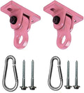 Heavy Duty Pink Swing Hangers Screws Bolts Included Over 5000 lb Capacity by ABUSA