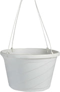 The HC Companies Euro Hanging Basket Planter Decorative 12-Inch Large Plastic by TheHCCompanies